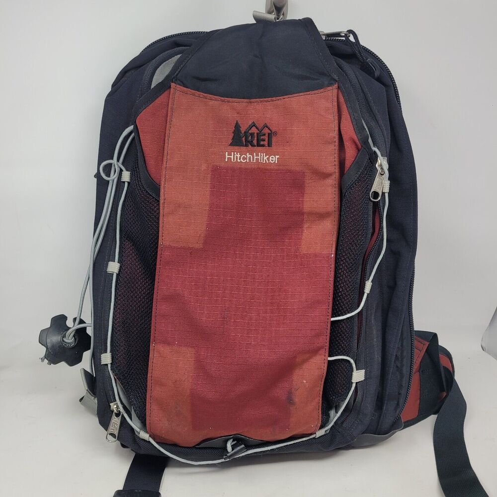 REI Hitchhiker Climbing Backpack 90's Embroidered Hiking Red Vtg Ski Patrol AID